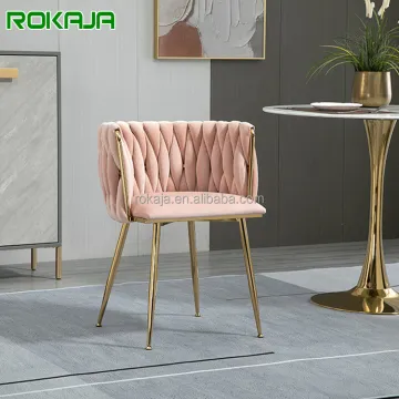 High Quality Velvet Dining Chair with Stainless Steel Legs