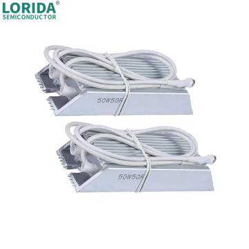Lorida الشركة المصنعة RXLG 50W 50RJ سريع تبديد الحرارة مقاومة الكبح