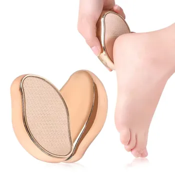 Lemon Shape Nano Glass Foot Scrubber for Dead Skin Removal