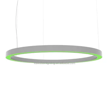 Modern Nordic Oval Ring Pendant Lamp - Contemporary Indoor Hotel Lobby Suspension Lighting