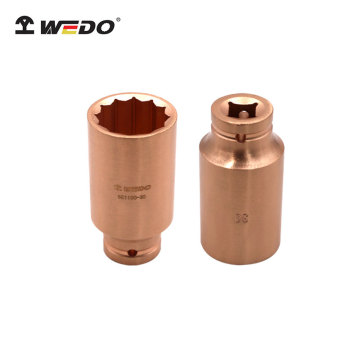 WEDO German DIN Standard BAM Certified ATEX Non-Sparking 1/2 Inch Deep Impact Socket
