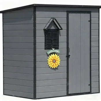 Prefab Steel Structure Garden Storage Shed