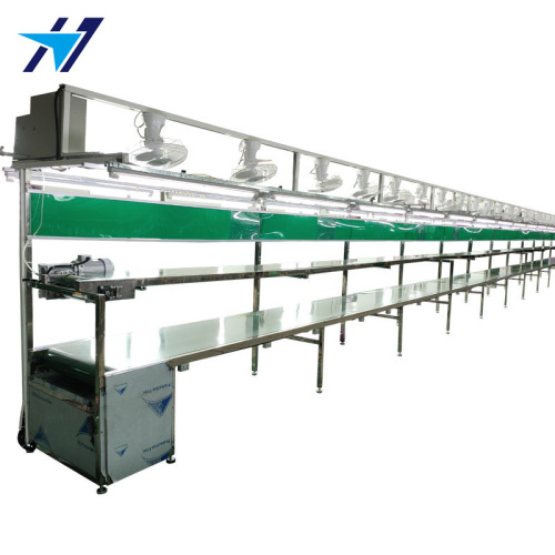 Double layer belt line working table