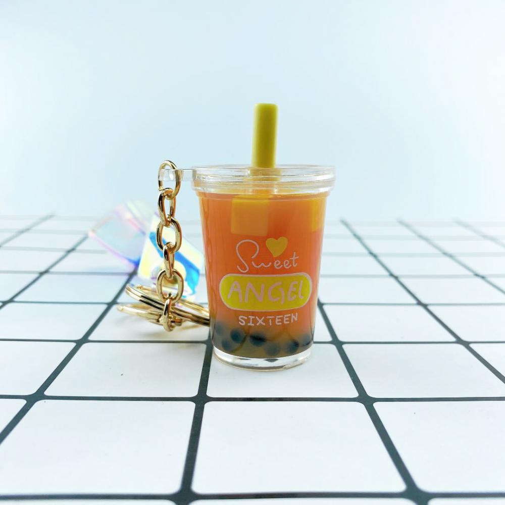 Pearl Milk Tea Keychain