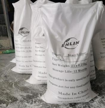Eco-friendly starch adhesive for paper angle