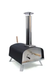 Rotating pellet pizza oven