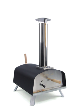 Rotating pellet pizza oven