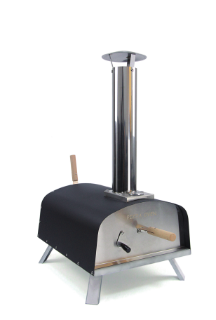 Rotating pellet pizza oven