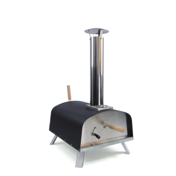 Rotating pellet pizza oven