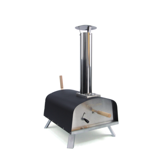 Rotating pellet pizza oven