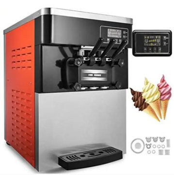 Commercial Multifunctional Small Soft Ice Cream Machine for Snacks and Desserts
