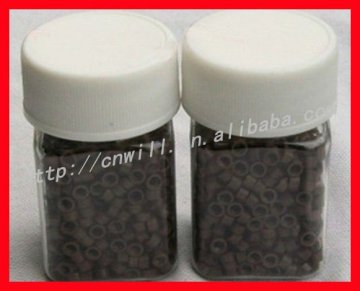 hair crimp beads hair extension micro beads screw micro rings