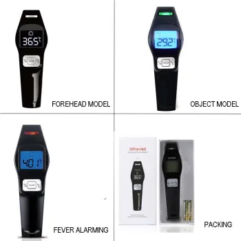 digital human body infrared air thermometer gun