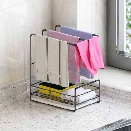 Carbon Steel Sink Rack Organizer