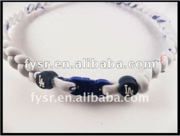 Anion Titanium Germanium Silicone Necklace