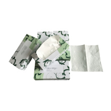 Papier de mouchoirs vierges blanches doux en soie