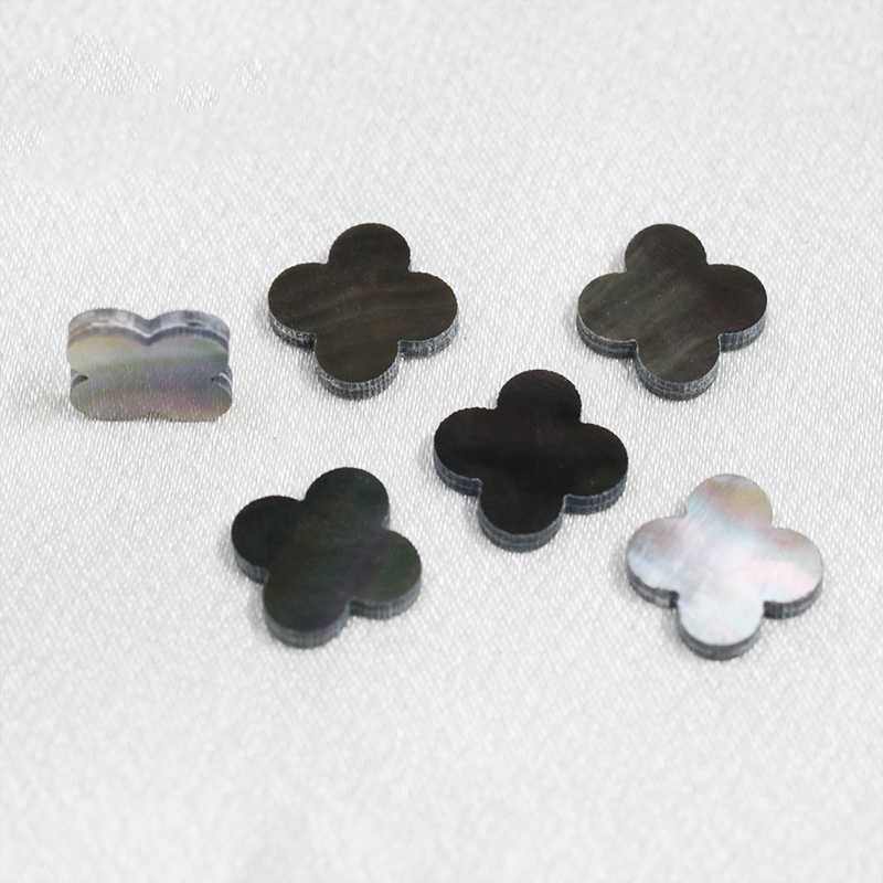 Four Leaf Clover shells Flat back Cutting