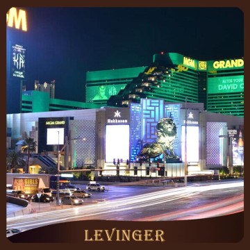 Decorative Beautiful Las Vegas Night View Modern Style Wallpaper