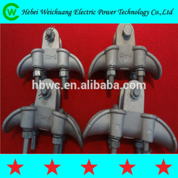 Hot dip galvanized suspension clamp for overhead power line fitting