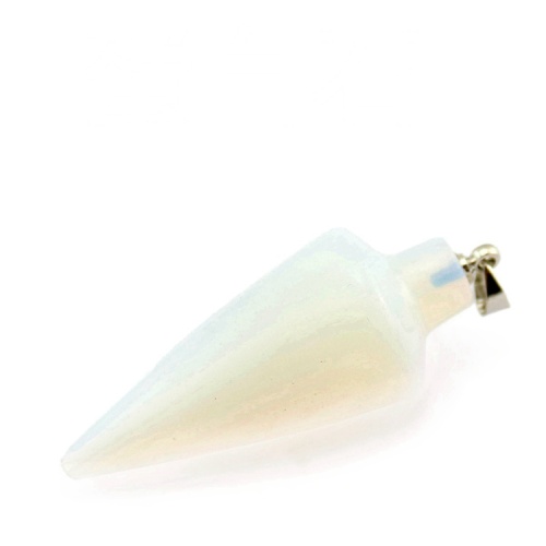 Pendulum Line Cone Stone Pendants Healing Chakra Beads Crystal Quartz Charms for DIY Necklace Jewelry Making