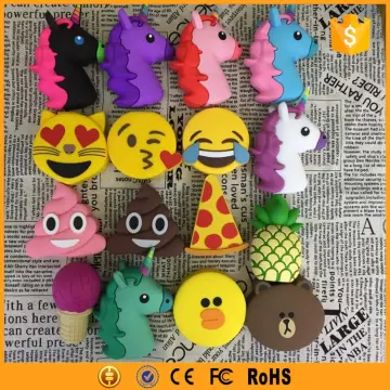 PVC Cartoon Ice Cream Power Bank , Pizza Power Bank