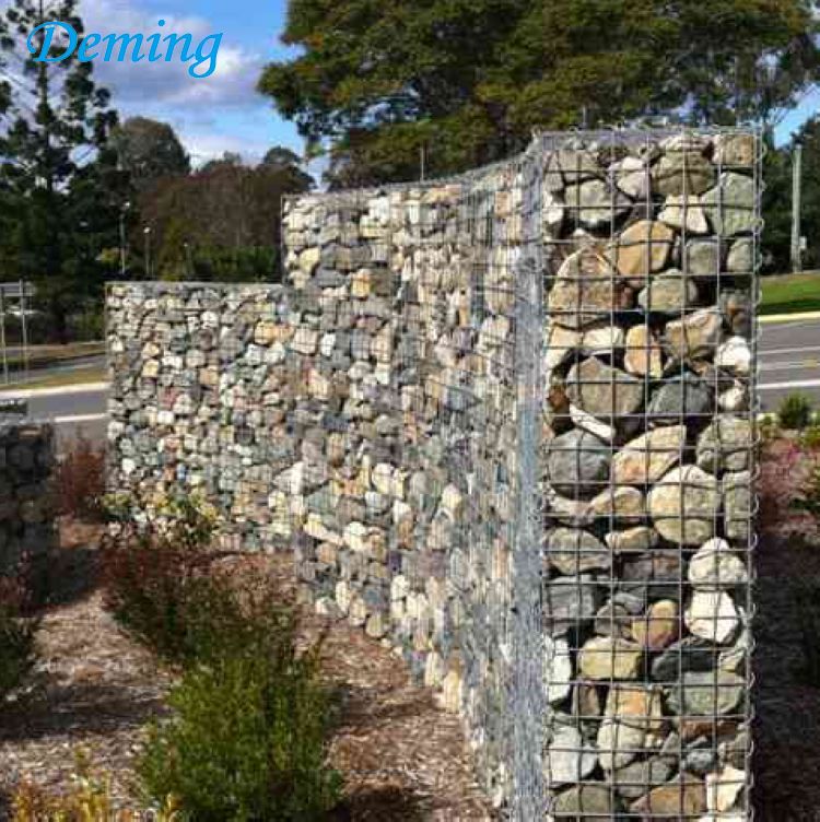 Rock Block Retaining Walls Zinc Aluminum Gabion Baskets