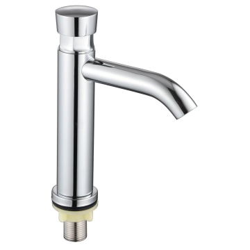 Factory Direct Sales: Cheap Deck Mounted Brass Chrome Time Delay Faucet