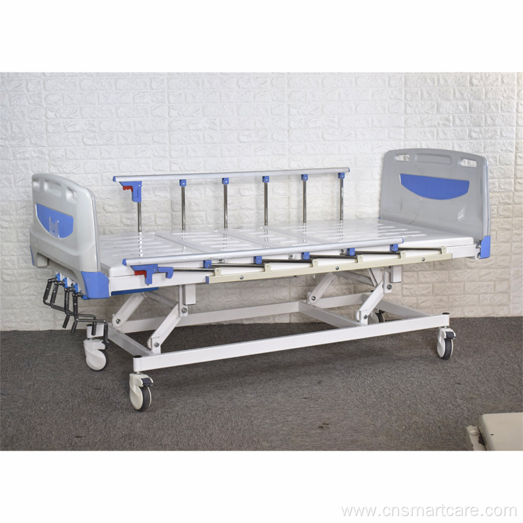 ICU medical bed 5 crank Foldable hospital bed