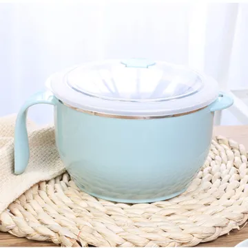 Color Stainless Steel Bowl With Cover