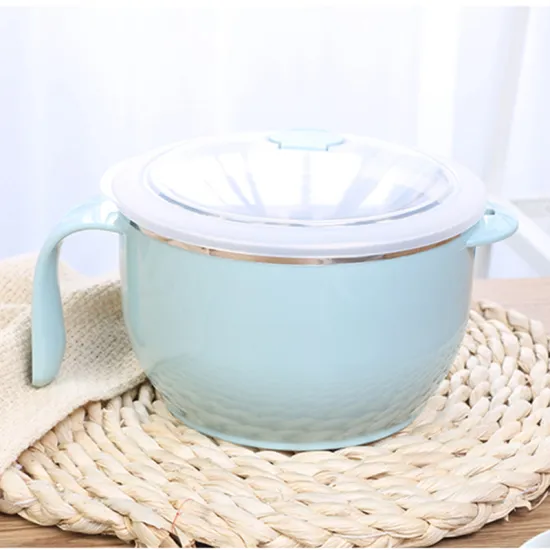 Color Stainless Steel Bowl With Cover