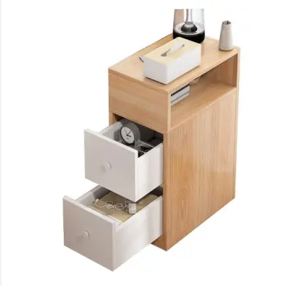 Bedside table small ultra-narrow modern minimalist bedside rack mini new ins style bedroom bedside table
