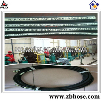 china Single Braided Hydraulic Hose SAE 100 R17