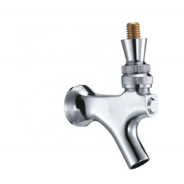 Stylish Light Grey High-End Brass Beer Faucet Tap for Dispenser Tower