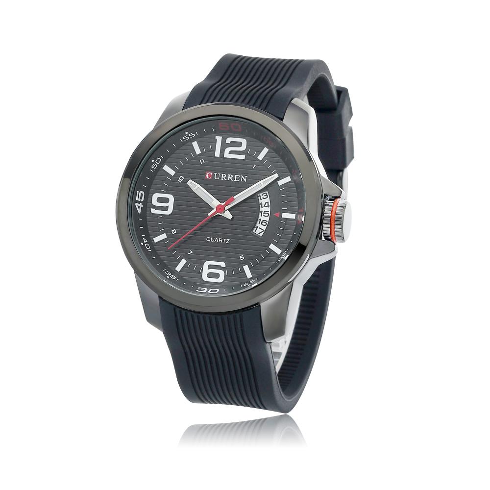 CURREN Water Resistant quartz watch Silicone Wristwatches 1