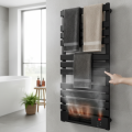 Calentador de toallas con ventilador compacto