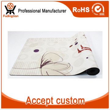 Soft Textile Custom Eco Natural Rubber Washable Private Label Yoga Mat