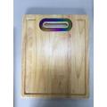 wood chopping board with handle