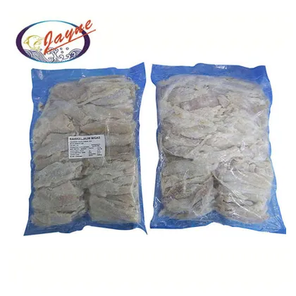 Iqf Pollock Fillets Migas Detail Frozen Alaska Pollock