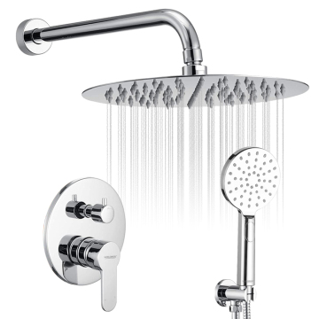 Wall Mounted Rainfall Shower Head Luxury Rain Shower System 8 Inch Stainless Steel Concealed Combo" 

However, for better SEO and readability, you might consider shortening it to:

"8 Inch Stainless Steel Wall Mounted Rain Shower System