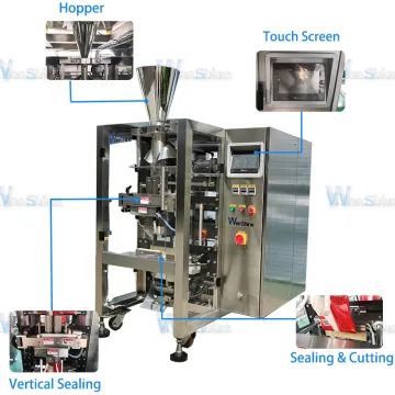 Gusseted Plastic Bag Salt Legume Packing Machine