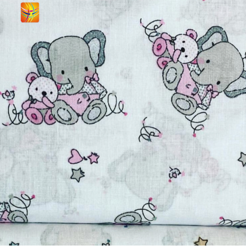 Pretty Pattern Design Cotton Fabric For Digital Print