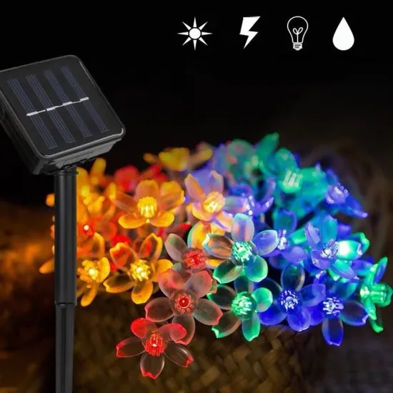 Solar LED Cherry Blossom Light String