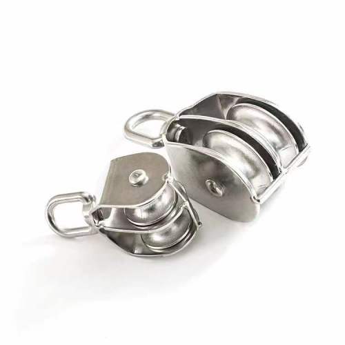 Stainless Steel Double Pulley Blocks