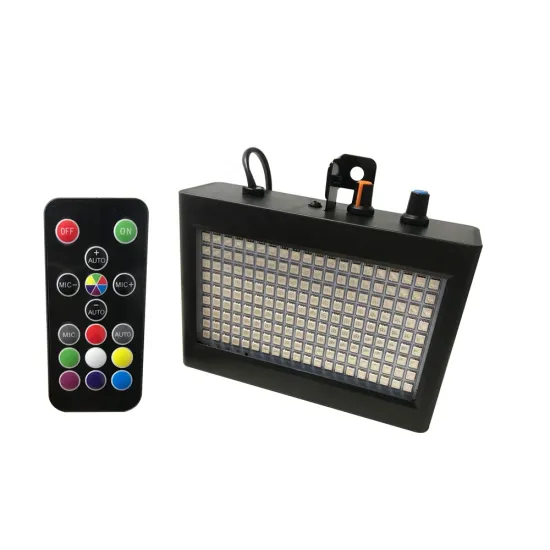 48/108/180 LED Mixed Flashing Stage Lights with Remote and Sound Activation for Events