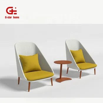 Modern Luxury Aluminium Frame High Back Patio Garden Lounge Chair