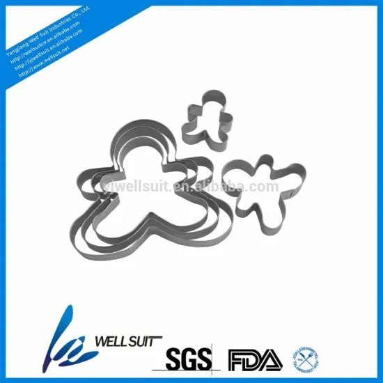 Food grade hot sale stainless steel cookie molds