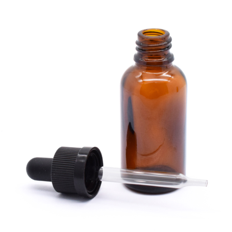 Vintage colored dropper glass bottle customize