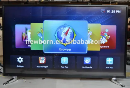 Chinese factory 49 inch smart 4K LED TV,real 4K LED TV