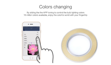 LinganLED zigbee app control 16million color down light led