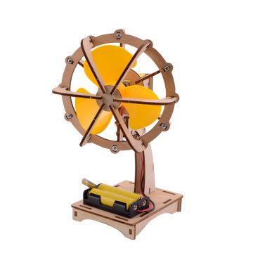 DIY STEM Wooden Oscillating Fan: An Educational Toy for Kids Interested in Science and Physics